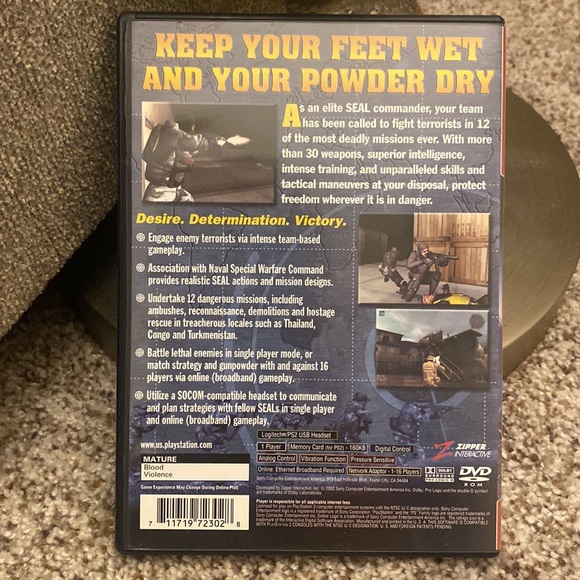 PS2 Greatest Hits Socom US Navy Seals game - in EXCELLENT CONDITION - Picture 2 of 7